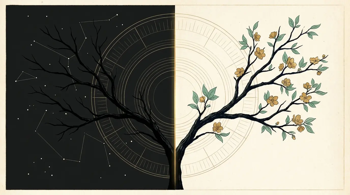 Illustration of Li Chun, the solar-term year boundary used in Ba Zi astrology